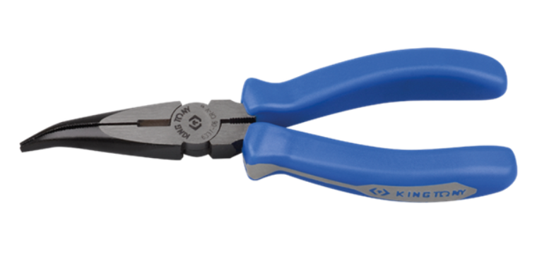 Imagen de un alicates de boca semiredonda