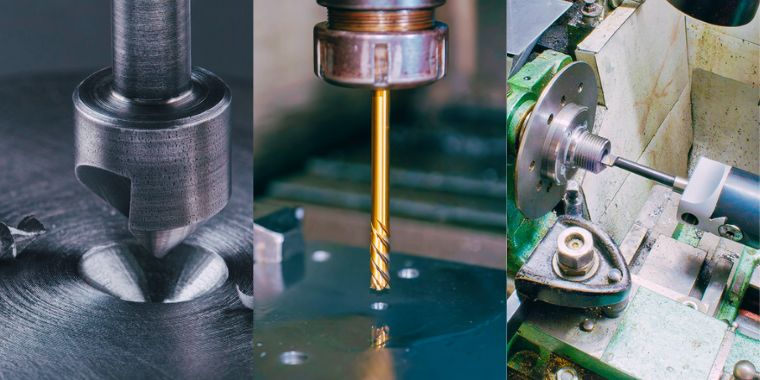 imagen de avellanado escariado y mandrinado