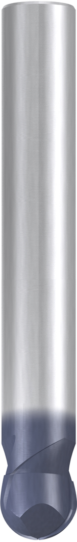 Fresa esférica de MD Hard-Cut corta tipo H TIALN