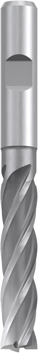 Fresa frontal de HSSE TOP-Cut larga tipo N