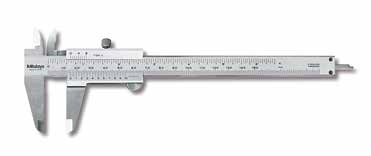 Pie de rey 200 mm (0,05 mm) tornillo superior