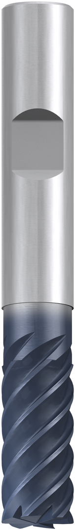 Fresa frontal de MD Hard-Cut larga tipo H TIALN