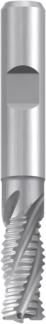 Fresa frontal de HSSE corta tipo NR