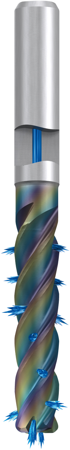 Fresa frontal HSSE-PM Alu- Cut larga W ICRA CRN