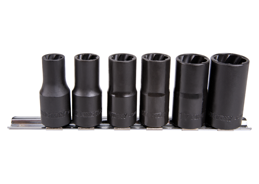 Composición de vasos helicoidales 1/2" sobre raíl