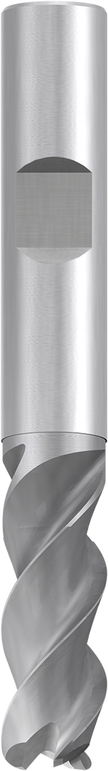 Fresa frontal de MD Alu-Cut larga tipo W