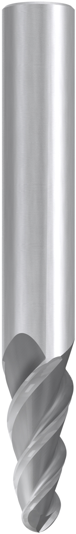 Fresa esférica de MD cónica tipo N