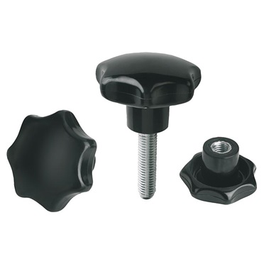 Empuñaduras en estrella similares a DIN 6336