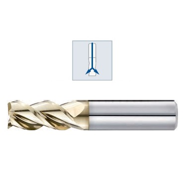 Fresa MD ALU STAR Refrigeración Y. Recub. amarillo