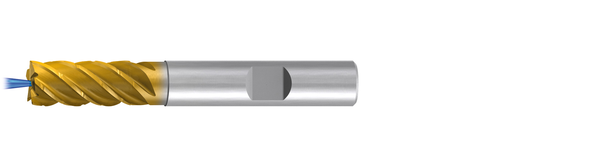 Fresa frontal MD TiNox-Cut larga TROCHOID NF TiN