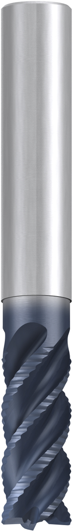 Fresa frontal de MD Multi-Cut larga tipo NR TIALN