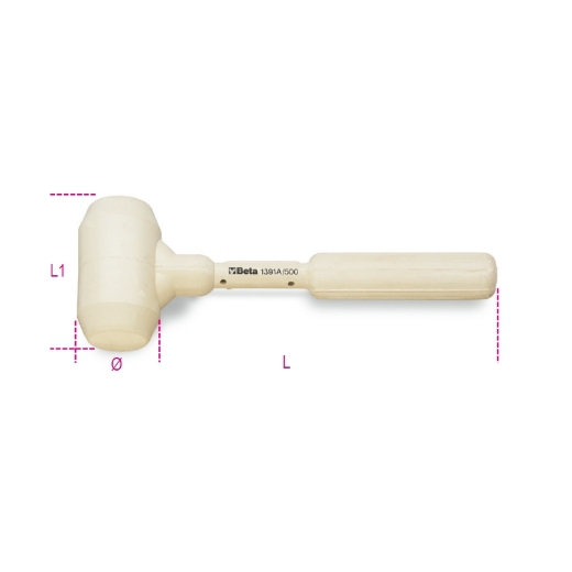 Mazas para embaldosadores completamente forradas d