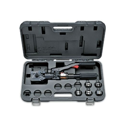 Alicates para crimpar oleodinámicos en maletín