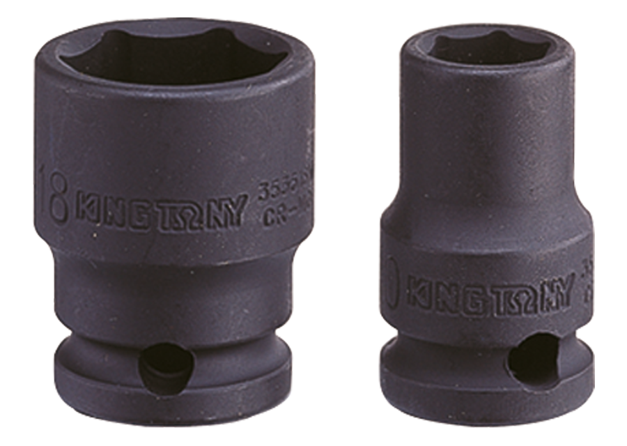 Vaso de impacto hexagonal en métrico 3/8"