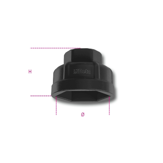 Llaves de vaso hexagonal para cartuchos de filtros