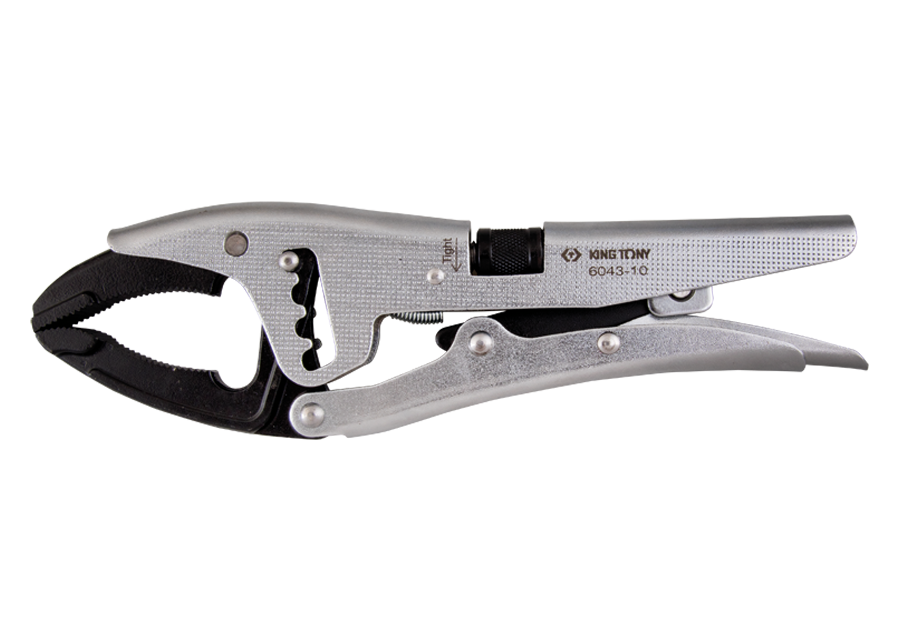 Mordaza de presión con boca larga