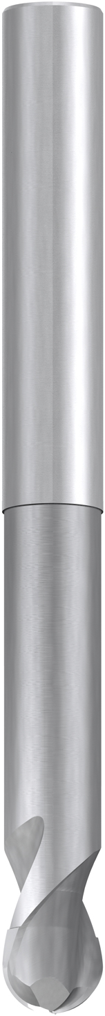 Fresa esférica de MD Alu-Cut larga tipo W