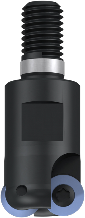 Cuerpo fresa placas corte reversibles redondas ICR