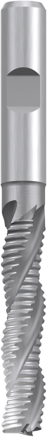 Fresa frontal de HSSE larga tipo NR