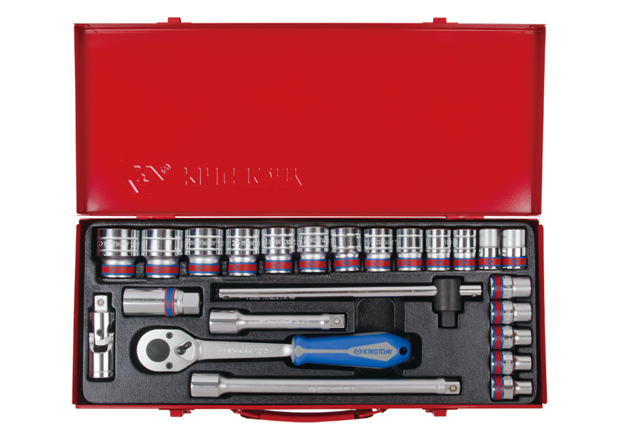 Caja de vasos en pulgadas y accesorios 1/2"