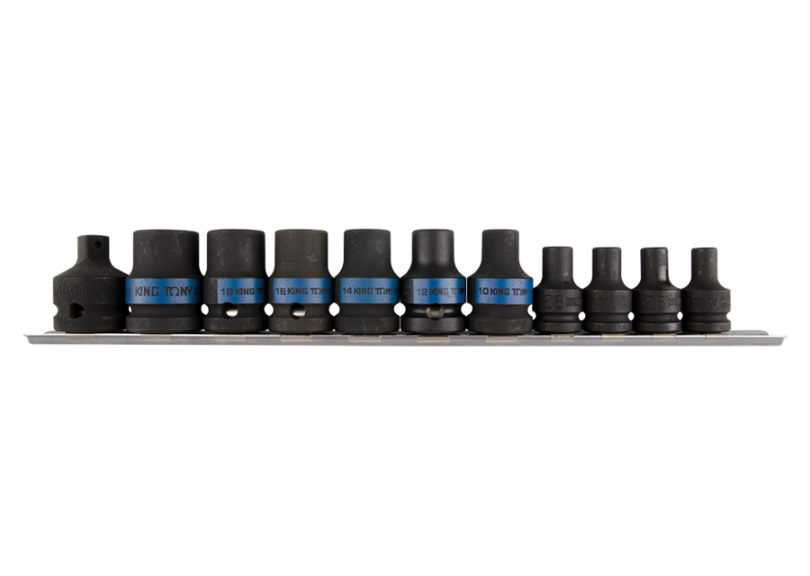 Juego de vasos de impacto 1/2" TORX® sobre raíl