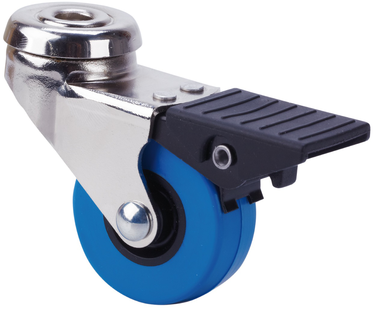 Ruedas BD-PUA  Giratorio /Agujero pasante/Freno Ru