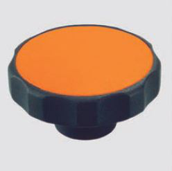 Pomo estrella con tuerca en acero inoxidable