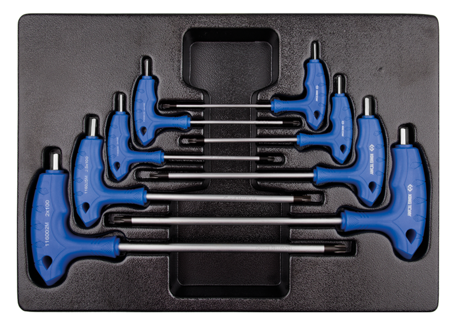 Termoformado de llaves macho hexagonales con mango