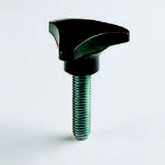 Pomo triangular con espiga roscada