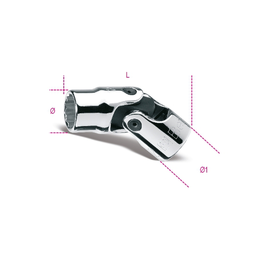 Llaves de vaso de mano articuladas boca poligonal