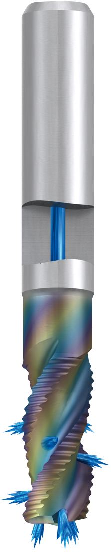 Fresa frontal HSSE-PM Alu- Cut corta WR CRN ICRA