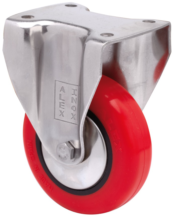 Ruedas BHI INOX-PPI  Fijo /Platina/Sin Freno