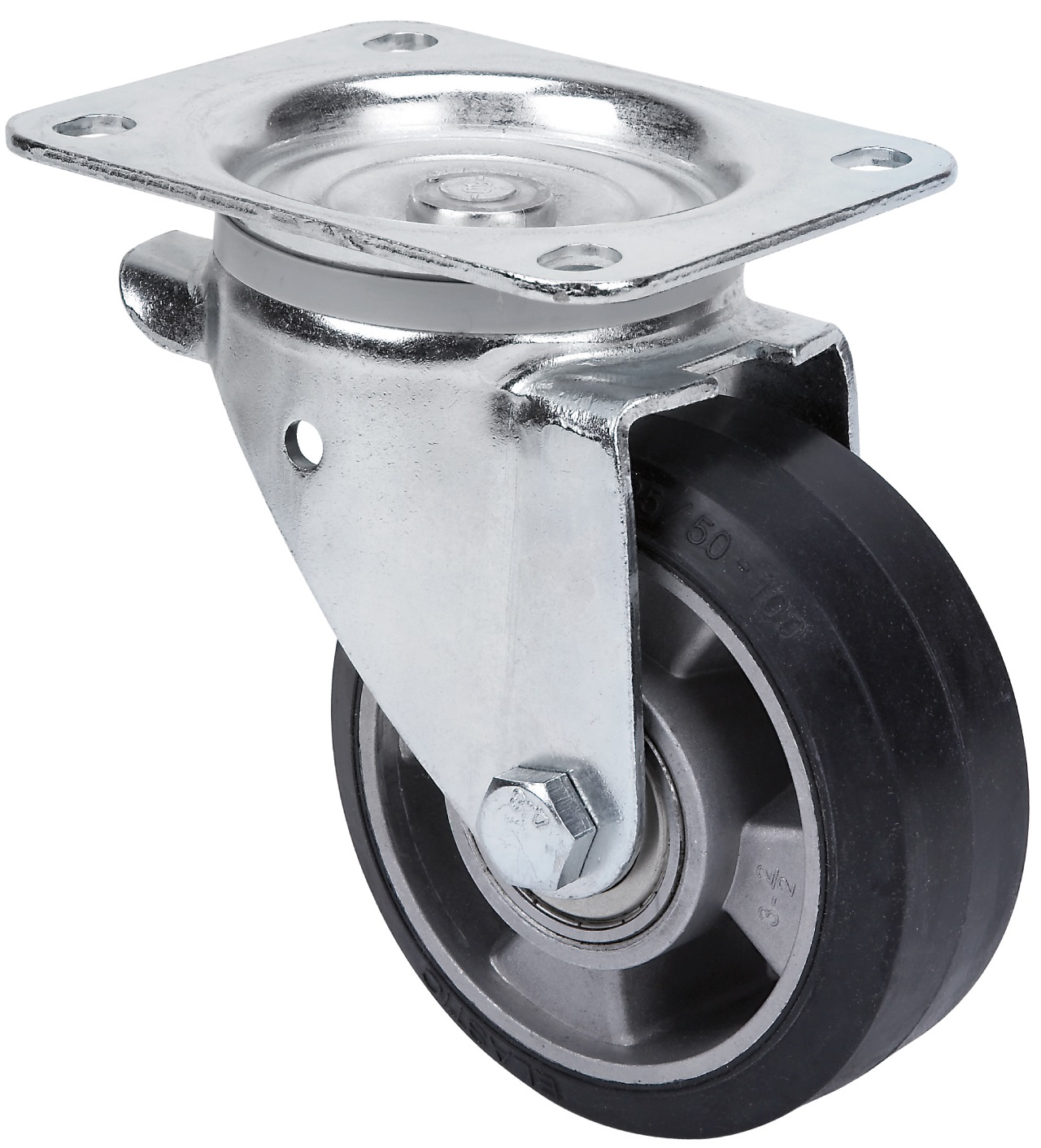 Ruedas 111-111  Giratorio /Platina/Sin Freno