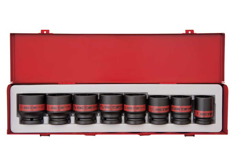 Caja de vasos de impacto 3/4" en pulgadas