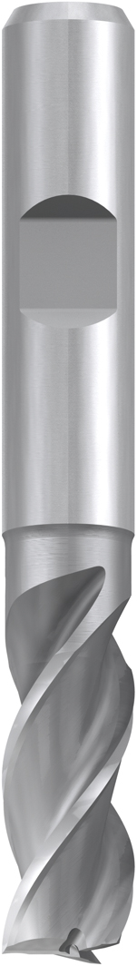 Fresa frontal de HSSE corta tipo W