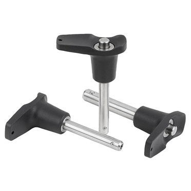 Pernos bloqueo bola empuñadura L, autobloqueantes