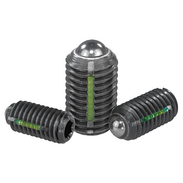 Piezas de presióncon resorte,bola, acero.LONG-LOK