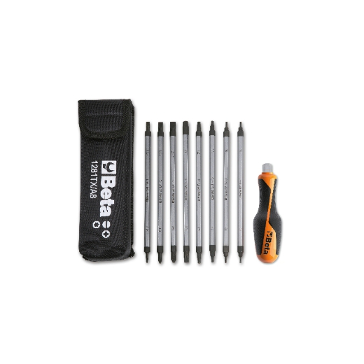 Surtido de 8 varillas reversibles y 1 accesorio, e