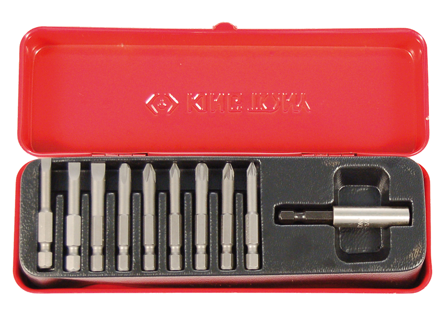 Caja de puntas 1/4" con garganta