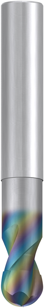 Fresa esférica de MD Alu-Cut corta tipo W CRN