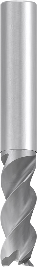 Fresa frontal de MD Alu-Cut larga tipo W