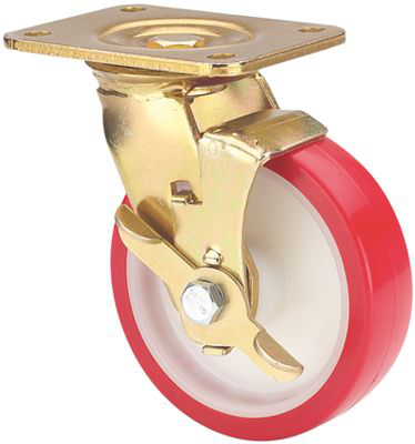 Ruedas SL-PO  Giratorio /Platina/Freno Rueda