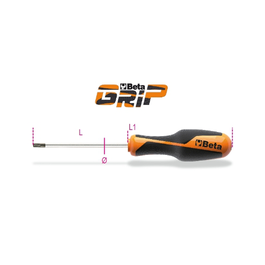 Llaves macho con mango para tornillos con huella T