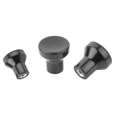 Botones con forma de seta con rosca interior