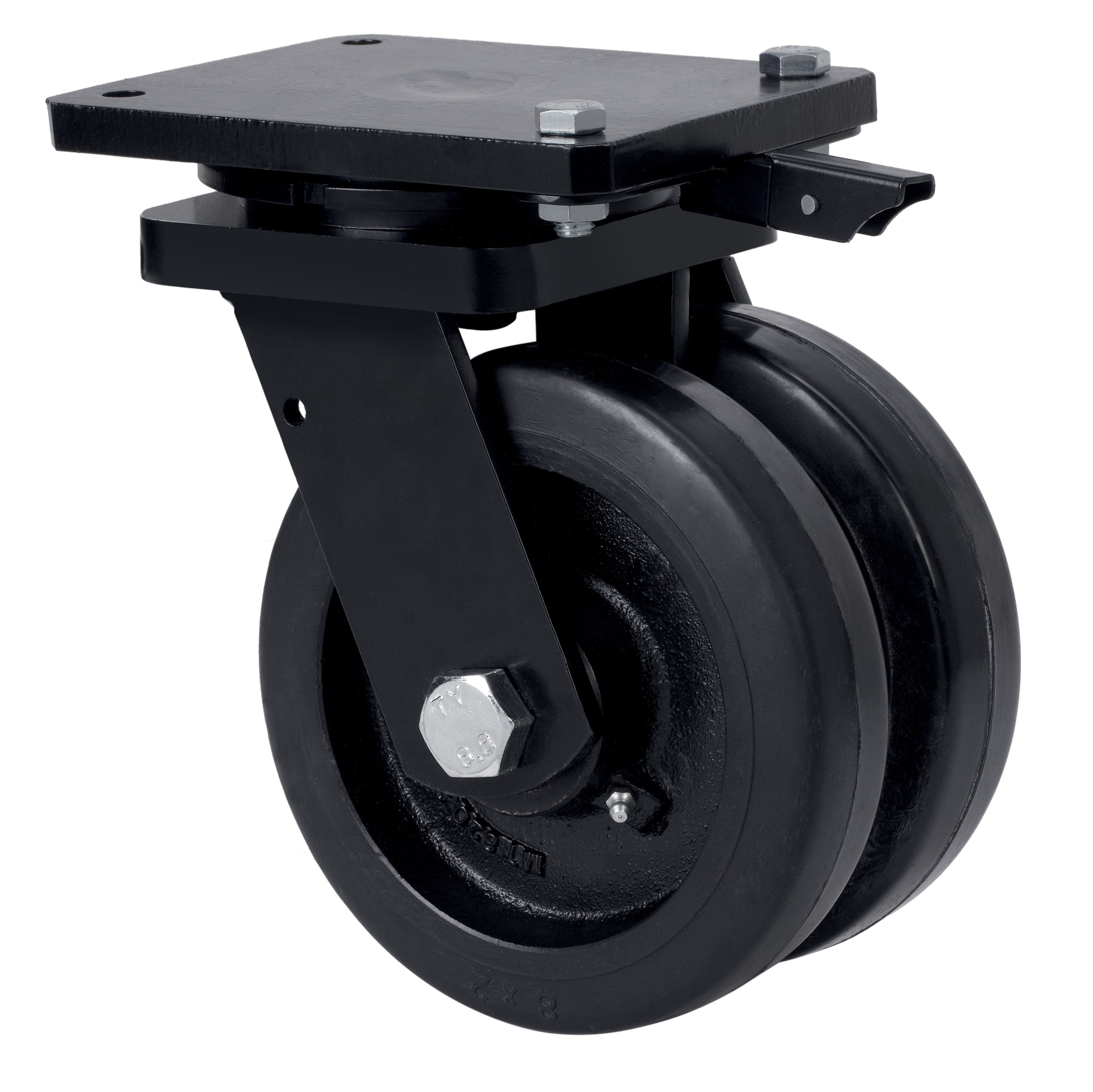 Ruedas HLG-HG  Giratorio /Platina/Bloqueo direccio