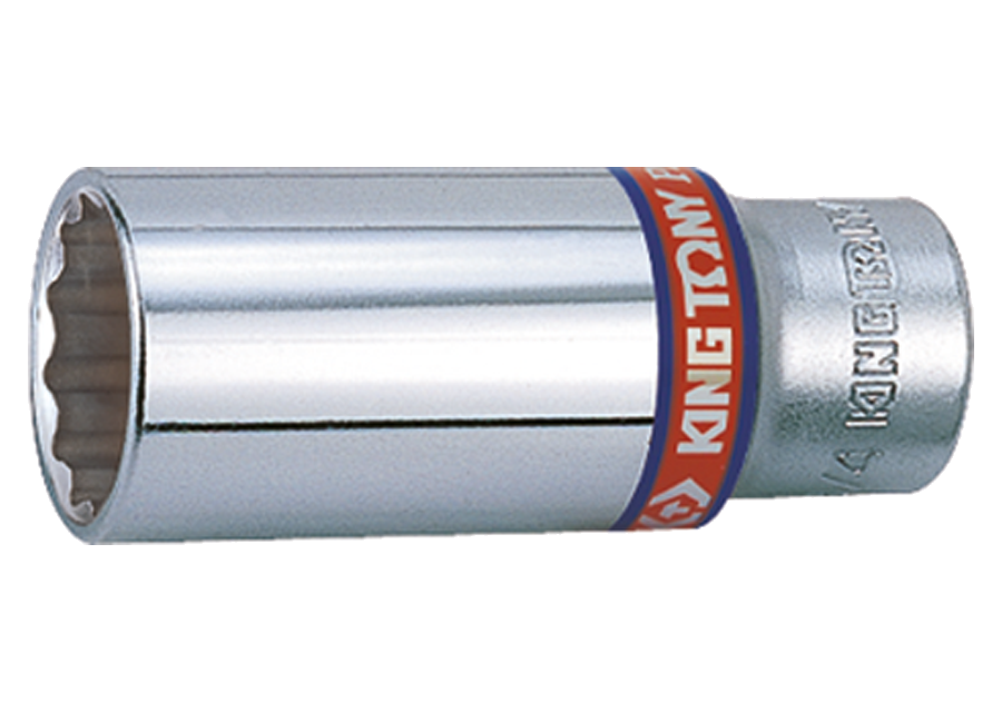 Vaso largo bi-hexagonal en pulgadas 3/8"