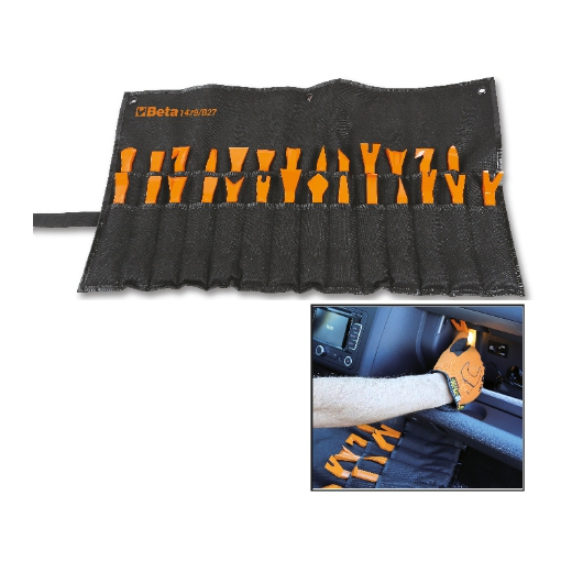 Kit de 27 herramientas en nailon para orejuelas y