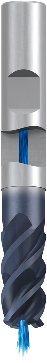 Fresa frontal MD Jet-Cut larga DUPLEX N TIALN ICA