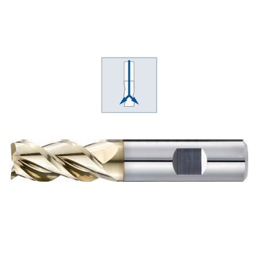 Fresa MD ALU STAR Refrigeración Y. Recub. Amarillo