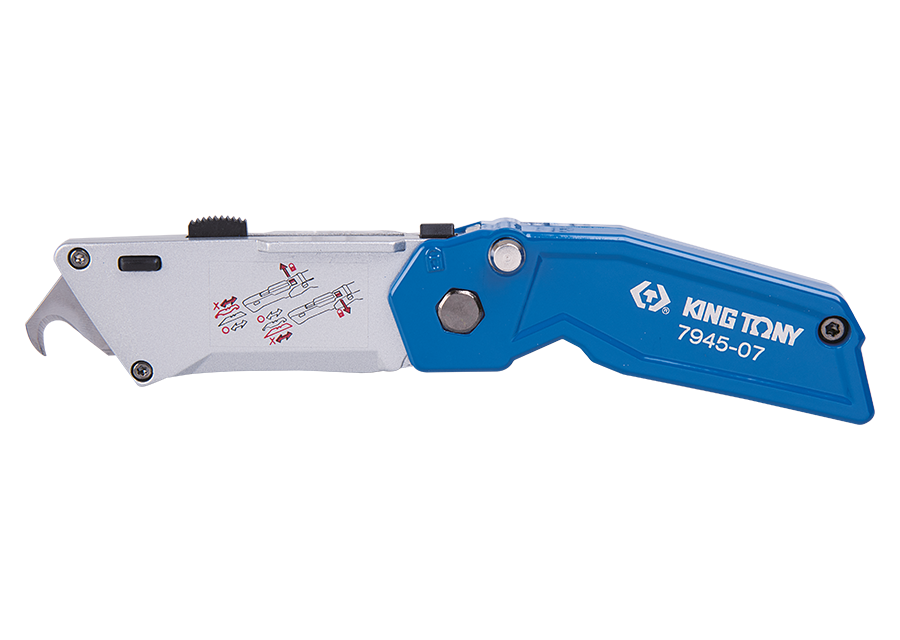 Cúter plegable con doble cuchillas